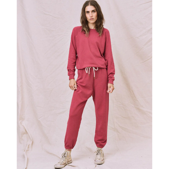 The Great Stadium Sweatpants Cotton  Sweet Plum Size 1 Small - Picture 2 of 9